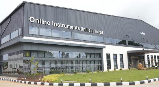 Online Instruments display manufacturing plant
